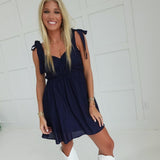 Cheers Mini Dress - Navy