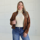 The Round-Up Suede Jacket