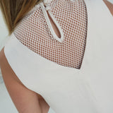 Run-Around Mini Dress - Ecru