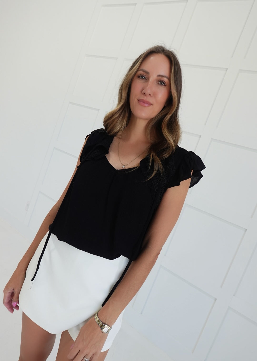 Lean With Me Skort - White