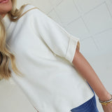 Danner Sweater Top - Ivory