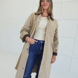Up-State Trench Coat - Khaki