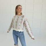 Falling For Juliet Sweater - Pink