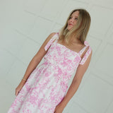 Malicent Midi Dress - Pink