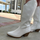 Listler Western Boot - White