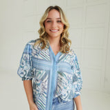 Kelty Print Blouse