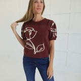 Love Grows Top - Brown