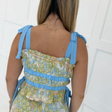 Tanzy Skirt Set - Blue