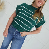 Worth Everything Sweater - Hunter Green