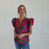 Blooms Hue Top