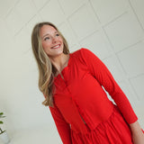 Breezey Skirt Set - Cherry