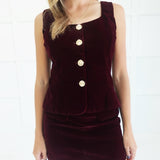 Passionate For Velvet Set - Redwood