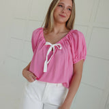 Tickled Pink For Spring Top