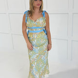 Tanzy Skirt Set - Blue