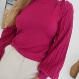 Say Less Sweater - Magenta
