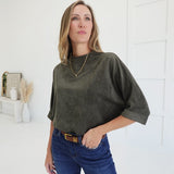 Hometowns in Fall Top - Olive
