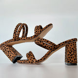 Cheetah Double Strap Heel