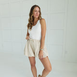 Balloon Shorty Girl Short - Khaki
