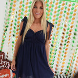 Cheers Mini Dress - Navy