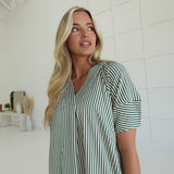Ida Midi Dress - Hunter