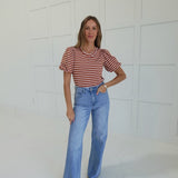 Summer Flare Top - Adobe