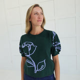Love Grows Top - Green