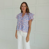 Dixieland Top - Blue