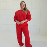 Stars Above Lounge Set - Red