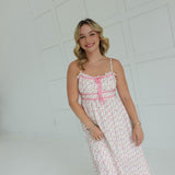 Amara Midi Dress - Pink
