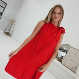 Bess Mini Dress - Red