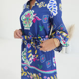 Onya Mini Dress - Cobalt