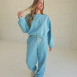 Stars Above Lounge Set - Sky Blue