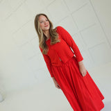 Breezey Skirt Set - Cherry