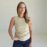 Lingering Matte Top - Tan