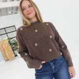 Subtle Hint Sweater - Brown