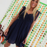 Cheers Mini Dress - Navy