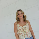 Ona Tie Top - Yellow