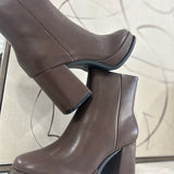 The Daphne Bootie - Brown