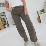 Bow Out Barrel Jeans