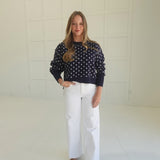 The Hooper Sweater - Navy