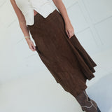 Frontier Chic Midi Skirt