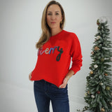 Tinsel Christmas Sweater