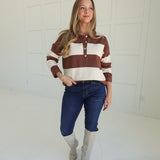 Entitlement Ease Top - Brown