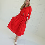 Breezey Skirt Set - Cherry