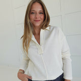 Give and Take Pullover - Cream