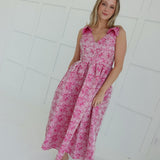 Rosette Midi Dress