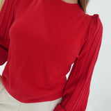 Say Less Sweater - Red