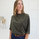 Hometowns in Fall Top - Olive