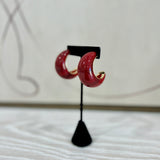 Resin Hoops - Burgundy