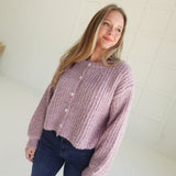 Lunsford Cardi Sweater - Pink Frost